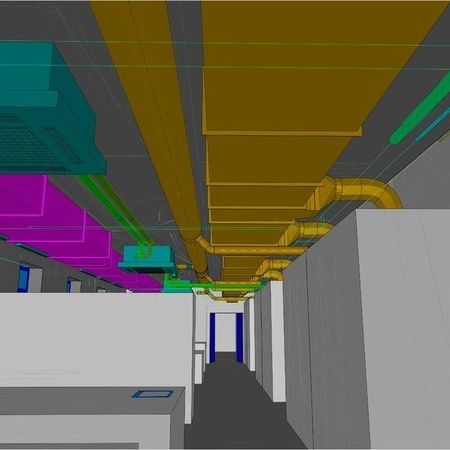 Innenansicht Labor 3D Plan